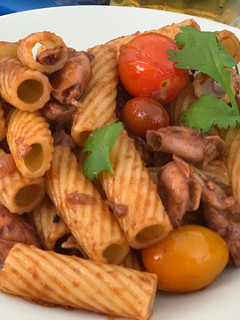 Una foto de Pasta con puntillitas