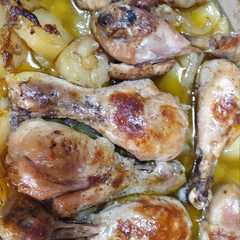 Una foto de Pollo asado