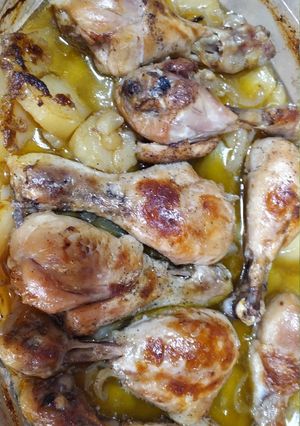 Una foto de Pollo asado
