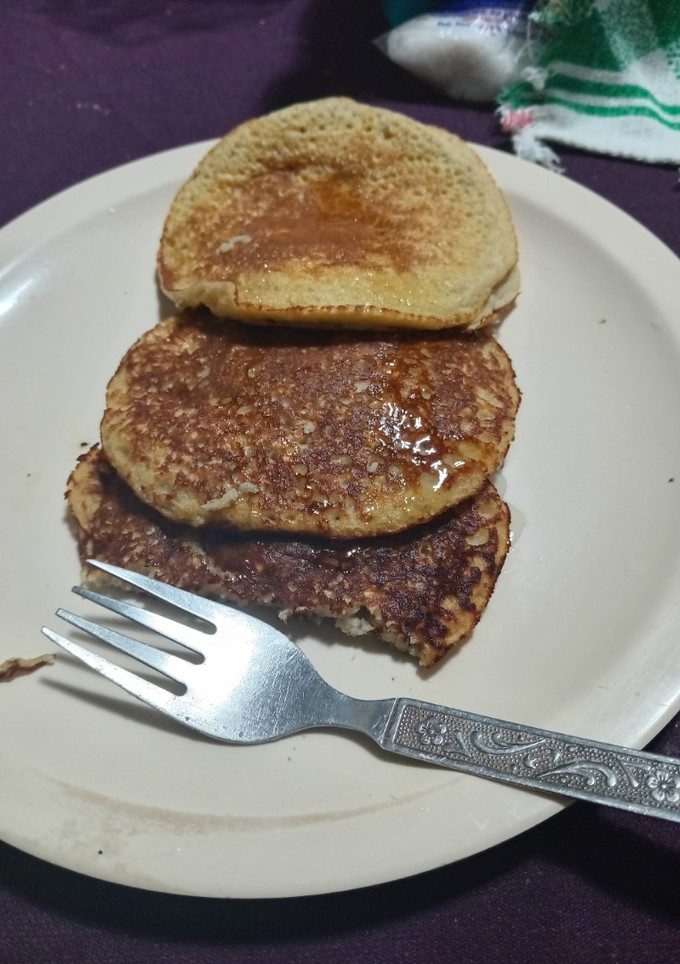 Una foto de Panqueques de avena integral