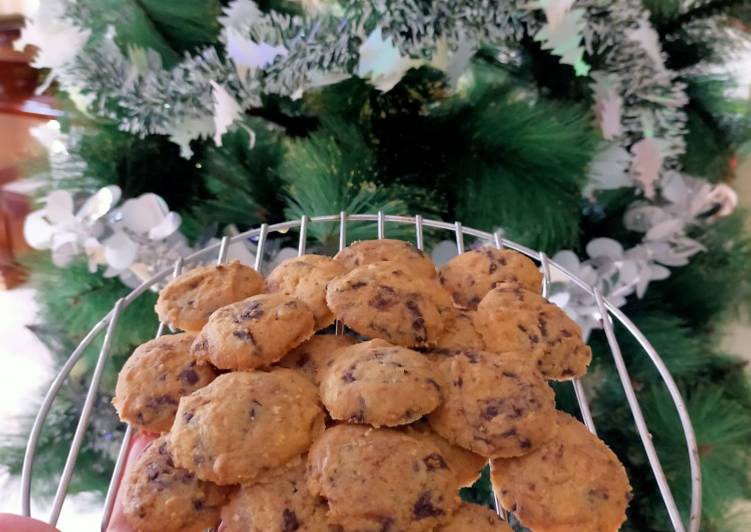 Langkah Mudah untuk Membuat Cookies butter coklat, Sempurna