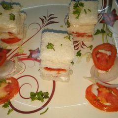A picture of Hang curd Veg sandwich.
