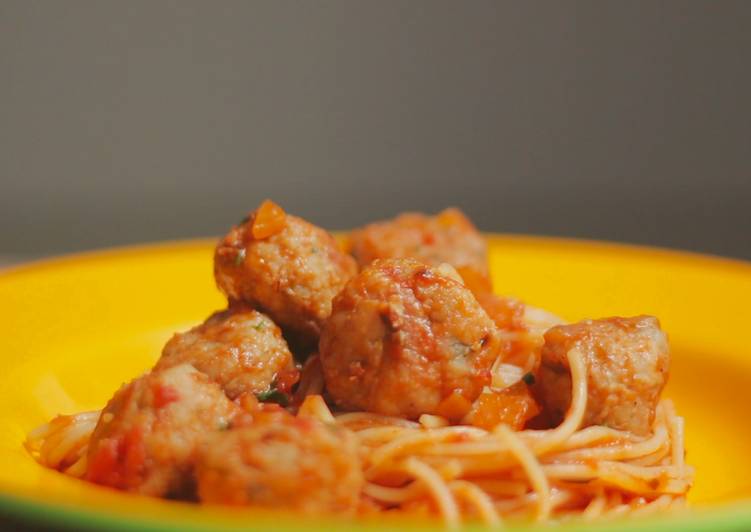 Spaghetti Bakso Italia | Spaghetti Meatball