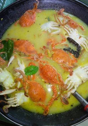 Foto resep Rajungan kuah santan