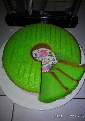 Foto resep Bolu Pandan Santan (Jadul)