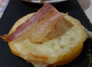 Foto di Medaglioni di zucca violina