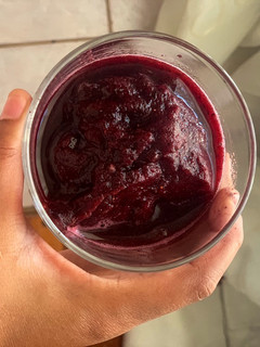 A picture of Frozen MCC Blueberry Smoothie.
