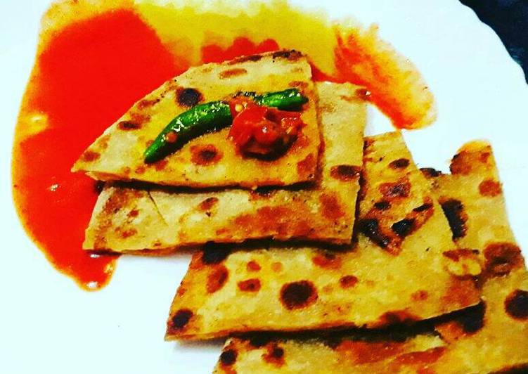 Easiest Way to Prepare Tasty Aalu chaat paratha