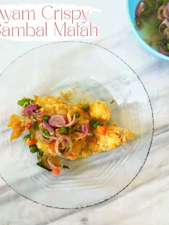 Cara Mudah Membuat Resep Ayam Crispy Sambal Matah yang Enak Banget Anti Ribet, Lezat