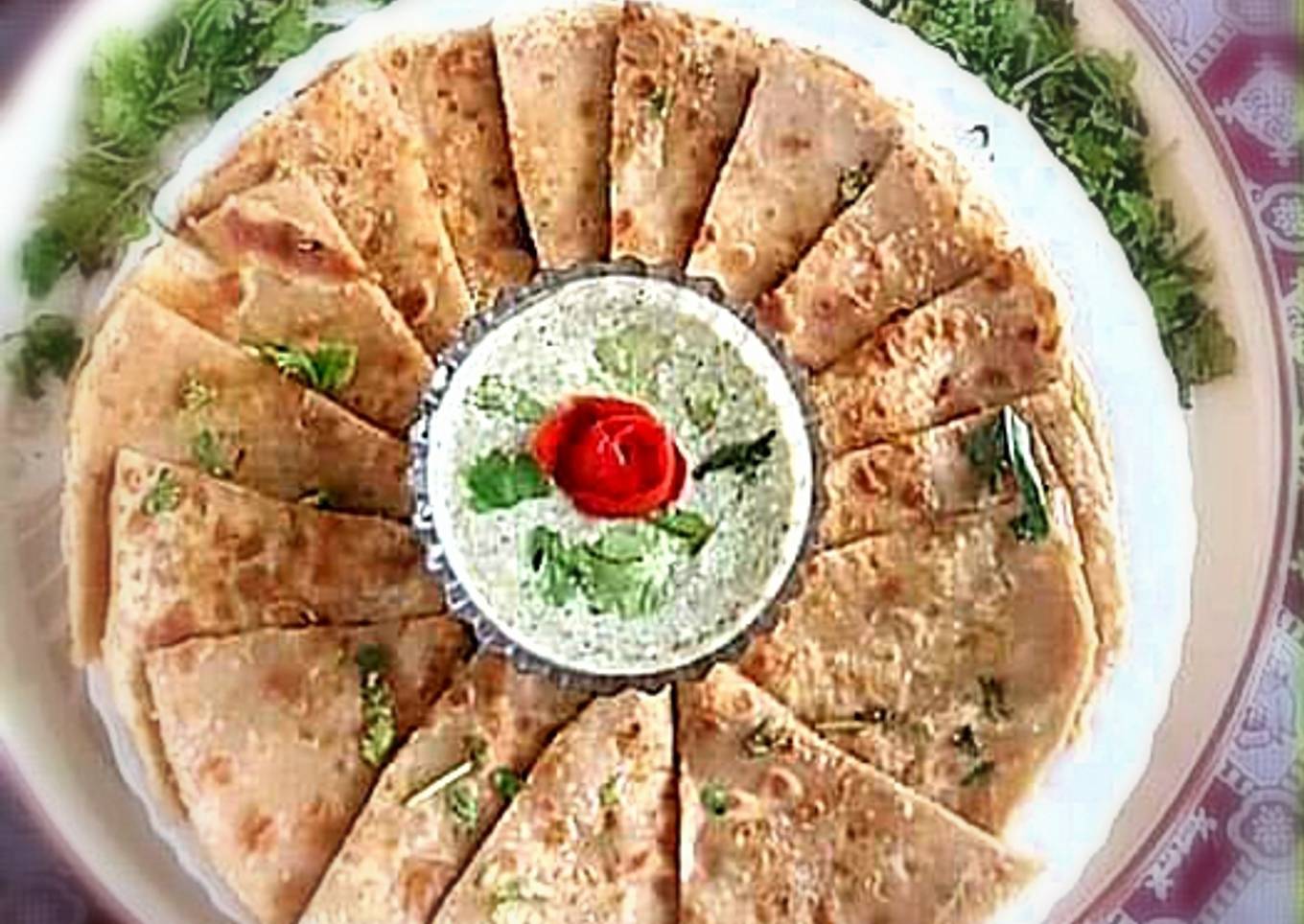 Potato cheese paratha
