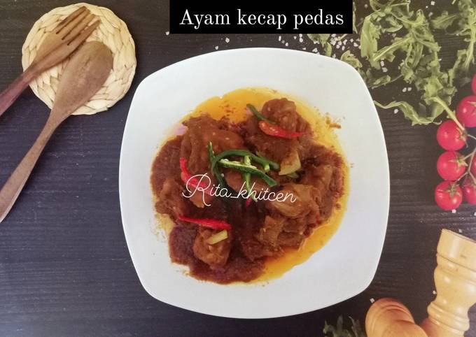Resep: Ayam kecap pedas Anti Gagal