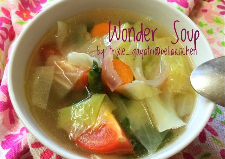 Bagaimana Menyiapkan Wonder Soup /GMdiet recipe, Lezat