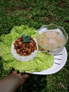 Foto resep Nasi Tim Ayam (Rice Cooker)