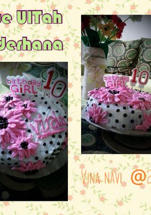 Foto resep Kue Ultah Sederhana