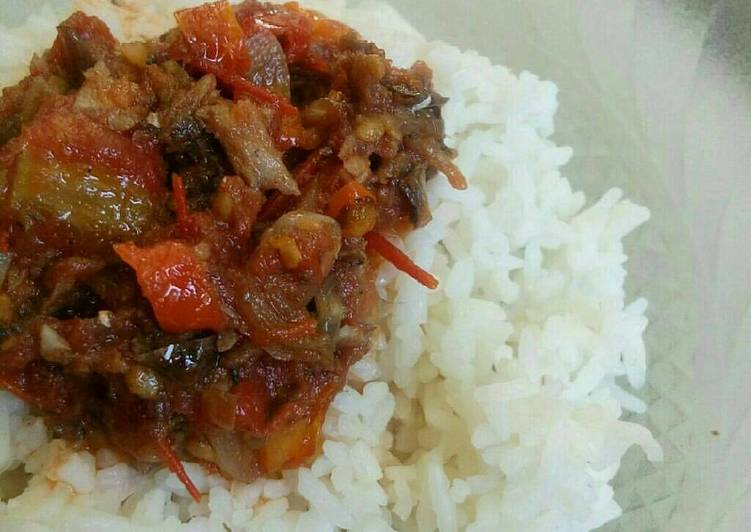 Langkah meracik Sambal Peda yang praktis