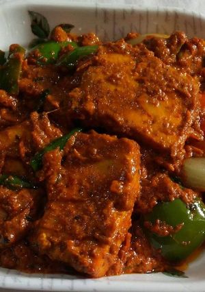 A picture of Spicy paneer sautte.