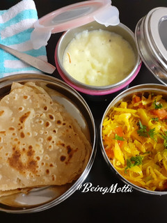 A picture of Cabbage-Tomato Subzi.