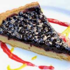 Una foto de Tarta de arándanos