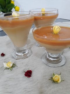 صورة لوصفة مهلبية بالتفاح 🍎💛