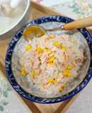 玉米鮭魚飯