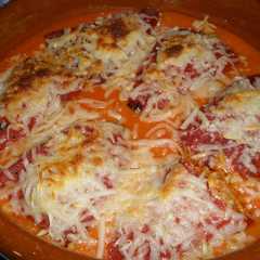 Una foto de Pimientos del piquillo rellenos