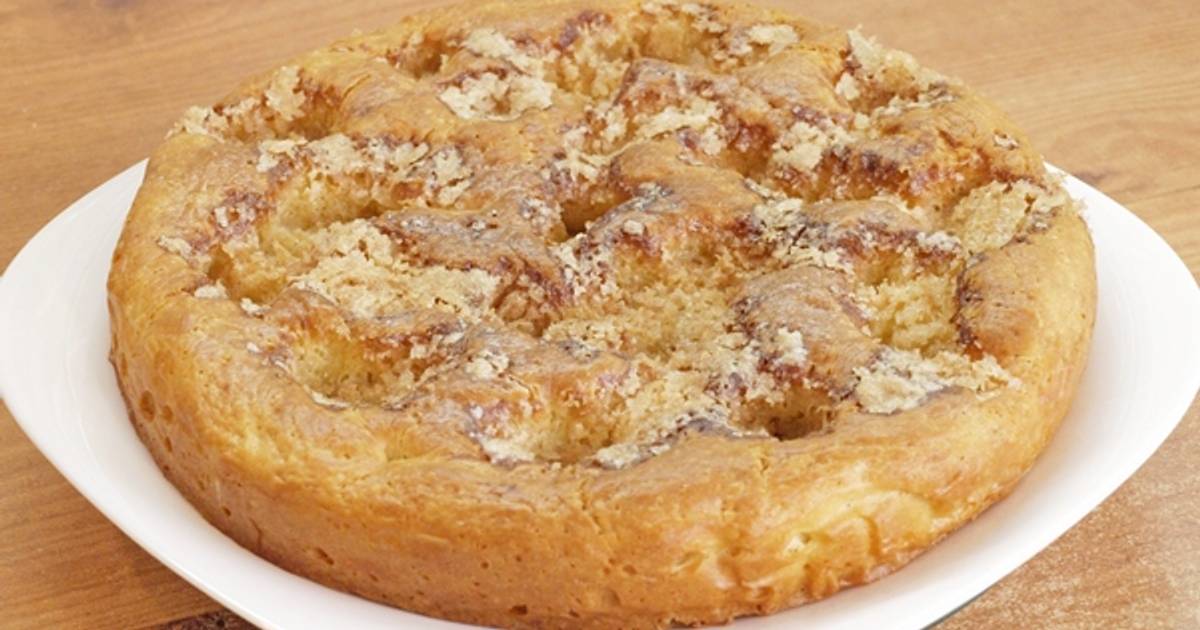 Французский сахарный пирог tarte au sucre