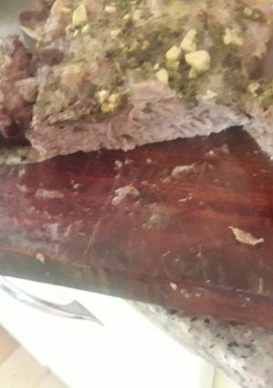 Una foto de Tapa de nalga inyectada con cerveza roja