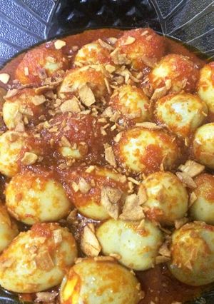 Foto resep Telur puyuh balado