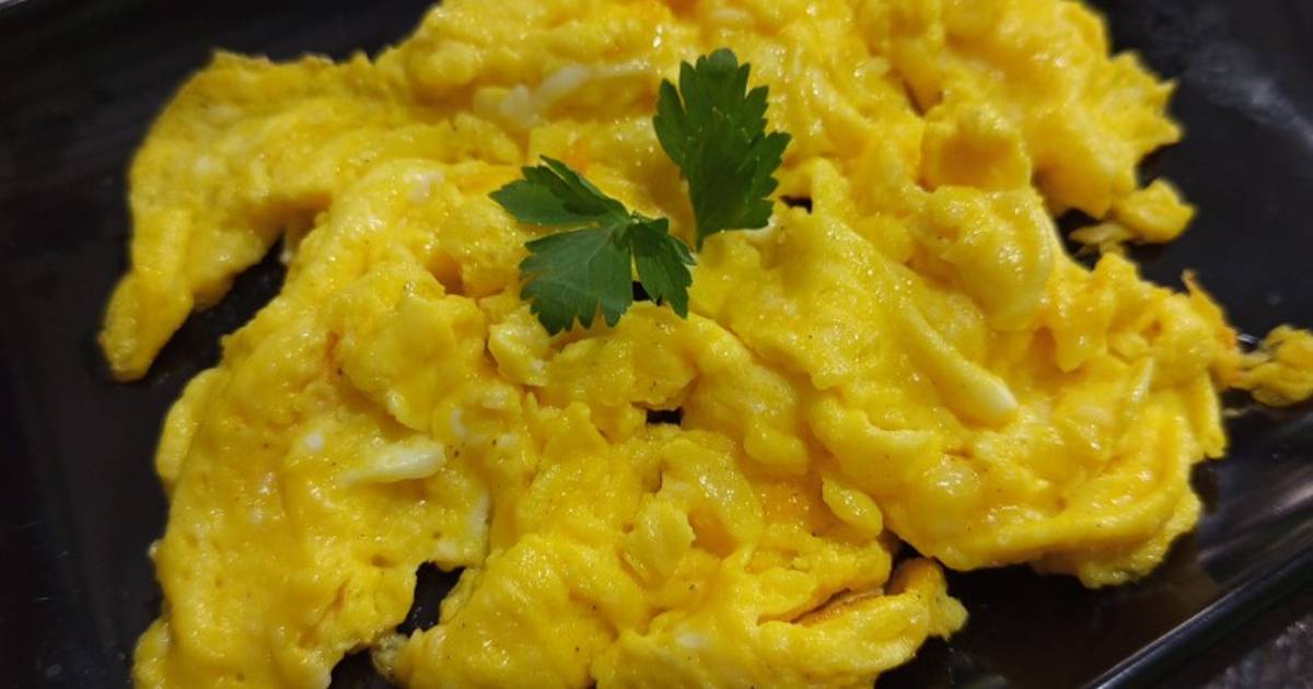 Resep Scrambled Egg Mudah dan Praktis Dihidangkan