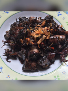 Foto resep Cumi masak hitam