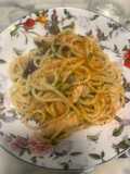 Spaghetti in Padella 80 Sgombro Olive Capperi