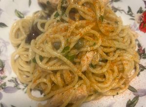 Foto di Spaghetti in Padella 80 Sgombro Olive Capperi