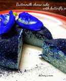 Bánh sữa phô mai 🧀 hoa đậu biếc