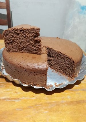 Una foto de Bizcochuelo de chocolate