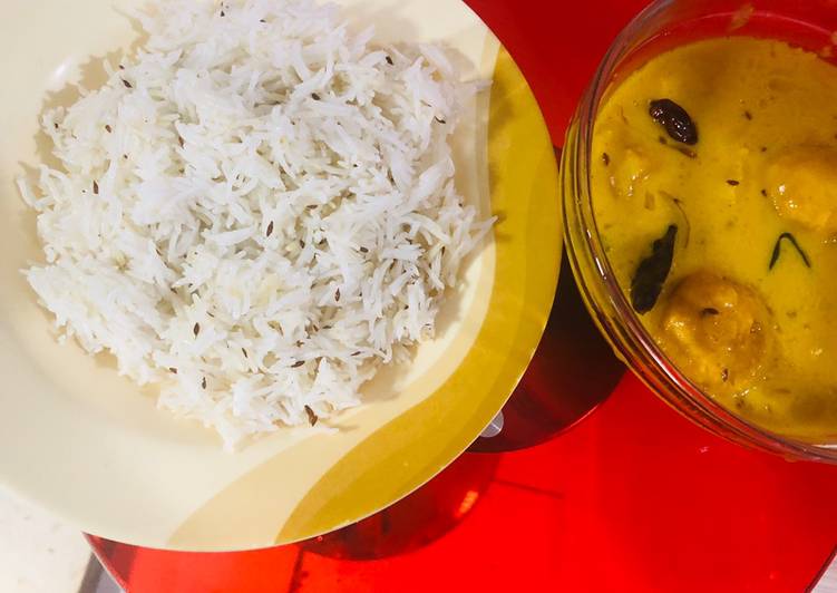 Easiest Way to Make Homemade Karri chawal