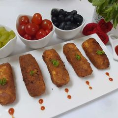 A picture of Paneer fingers.