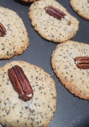 Una foto de Galletitas de coco y nueces