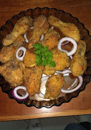 A picture of Crumbled chicken.
