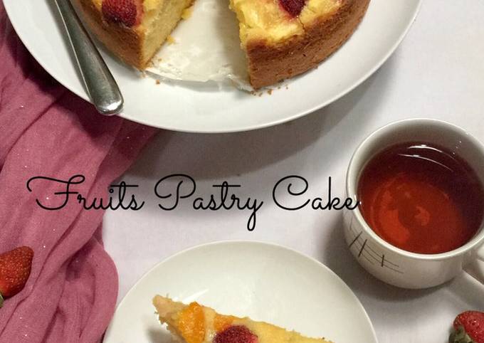 Resep Fruits Pastry Cake Anti Gagal