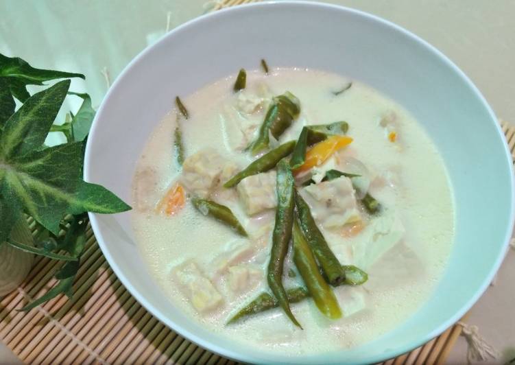 Resep Tempe Tahu Santan, Lezat