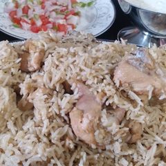 A picture of Chicken Pulao.