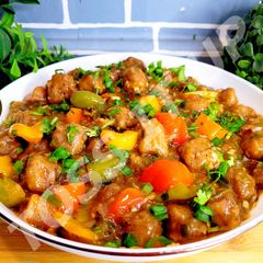 A picture of Soya Chunks Chilli Manchurian In 2 Ways.