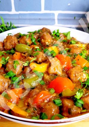 A picture of Soya Chunks Chilli Manchurian In 2 Ways.