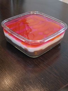 عکسی از دستور دسر رنگی (پتی بور، پودینگ، ژله)