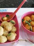 Mysore Bonda and Ulundu bonda with Rasam