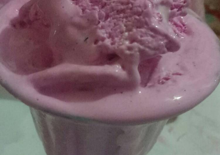 Resep Es Krim Buah Naga Anti Gagal