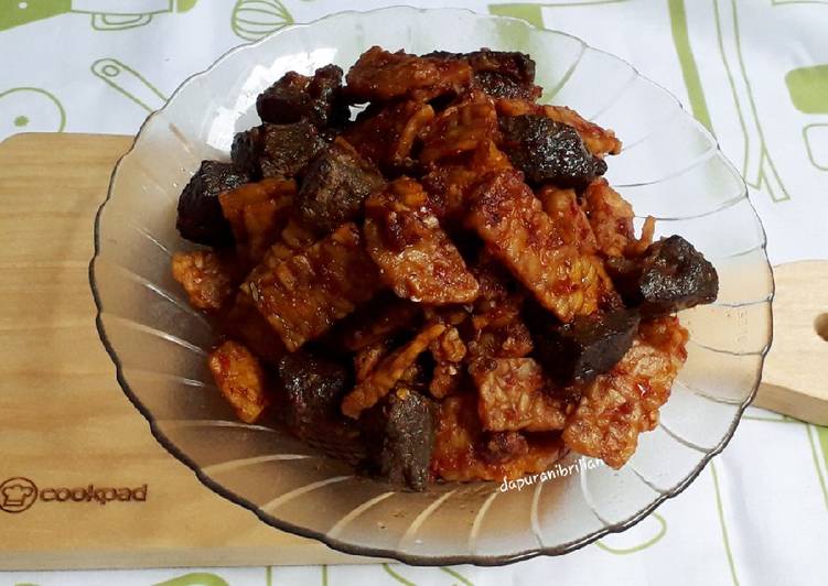 Sambel goreng tempe ati sapi
