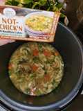 Easy pressure cooker meatless chicken Noddle soup