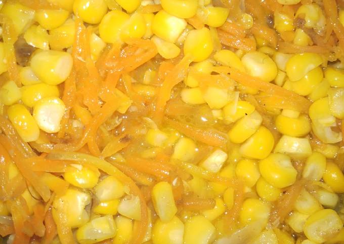 Yuk intip, Bagaimana cara membuat Masakan rumahan sederhana (Tumis Jagung Manis)  nikmat