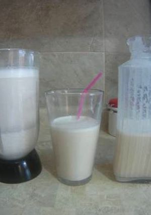 Una foto de Agua de horchata 😋😊